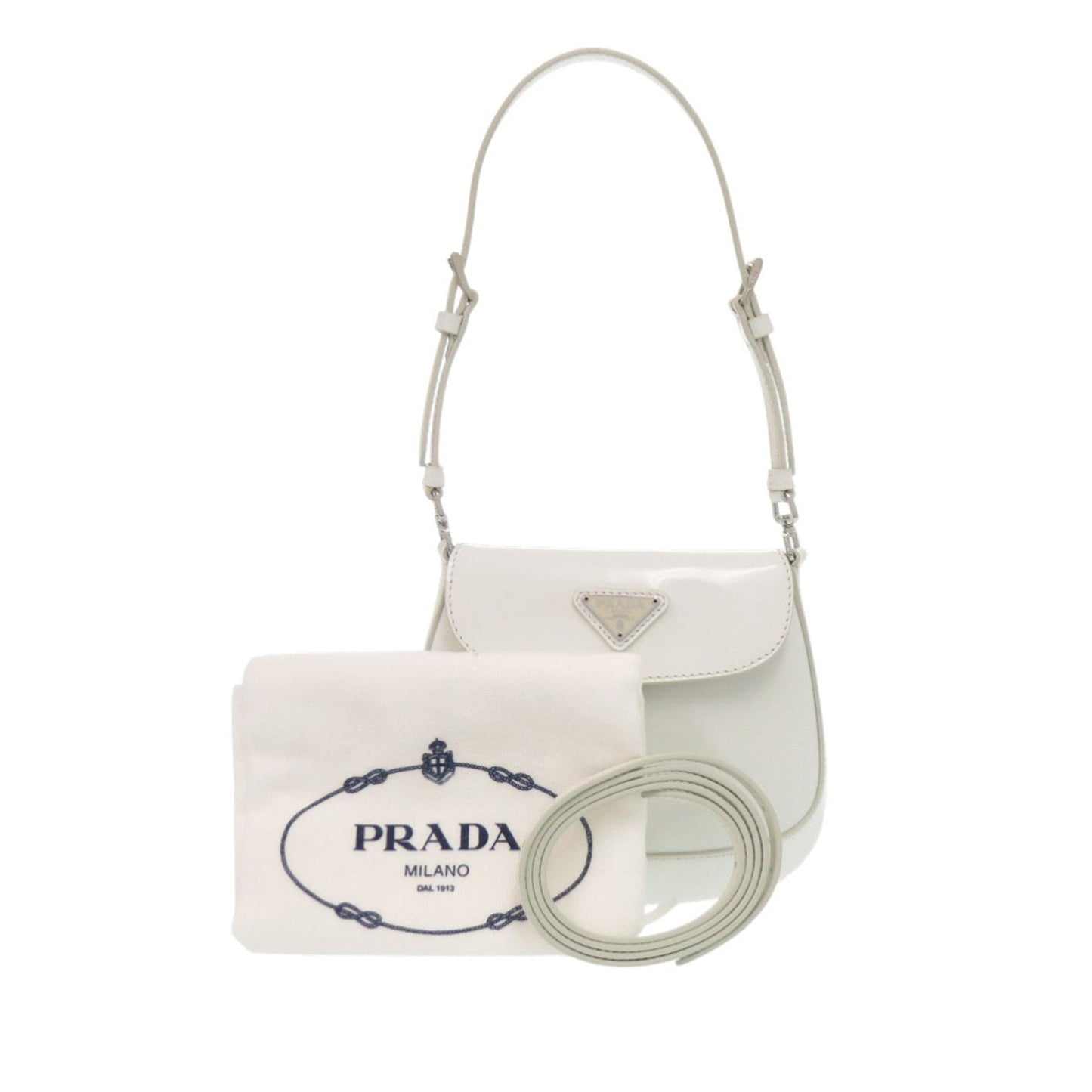 Prada Mini Brushed Leather Cleo Bag