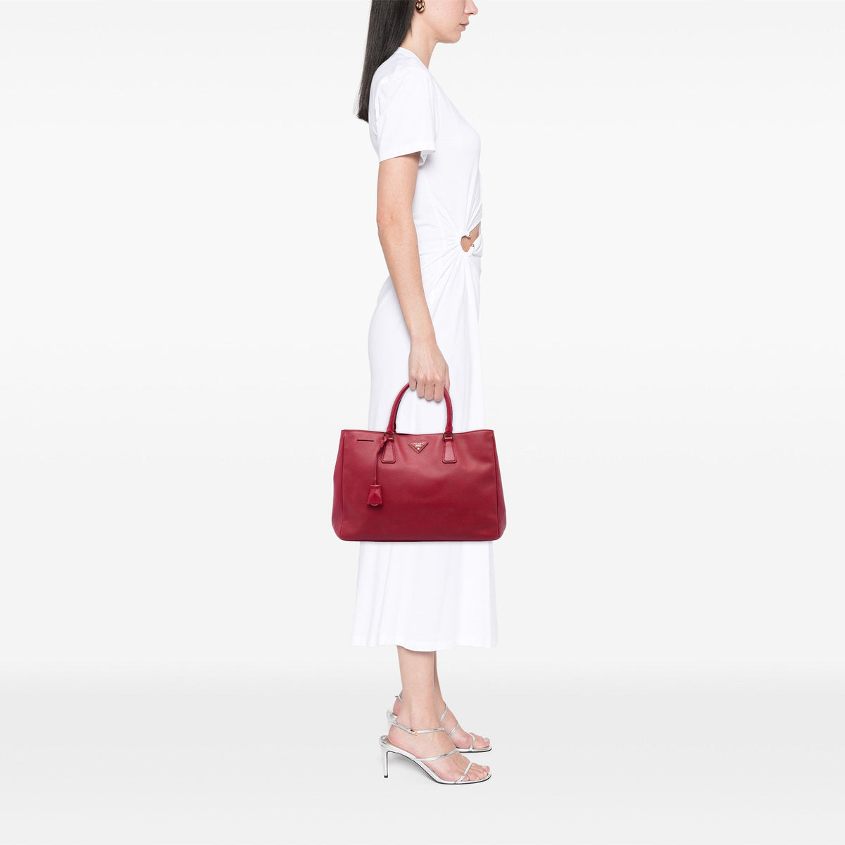 Prada Large Saffiano Lux Galleria Satchel