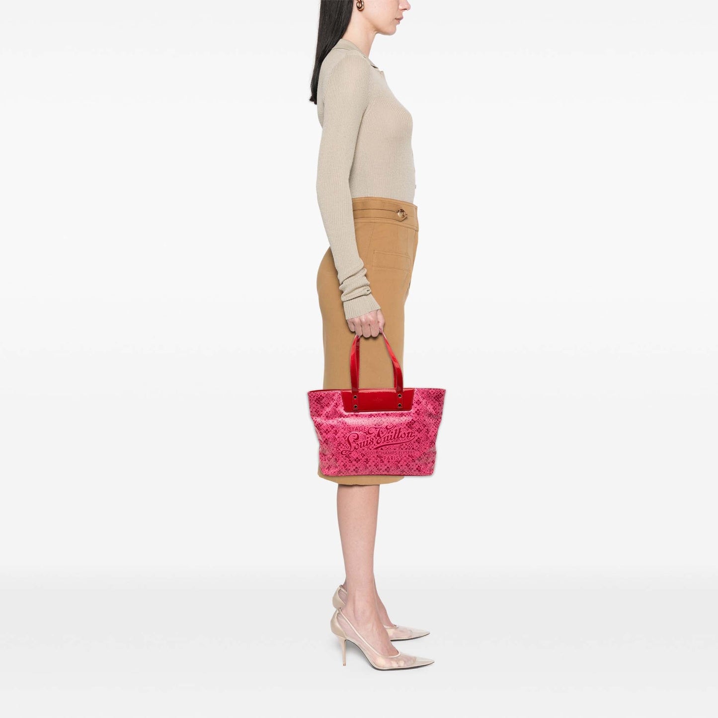 Louis Vuitton Takashi Murakami Coated Canvas Cosmic Blossom Tote PM
