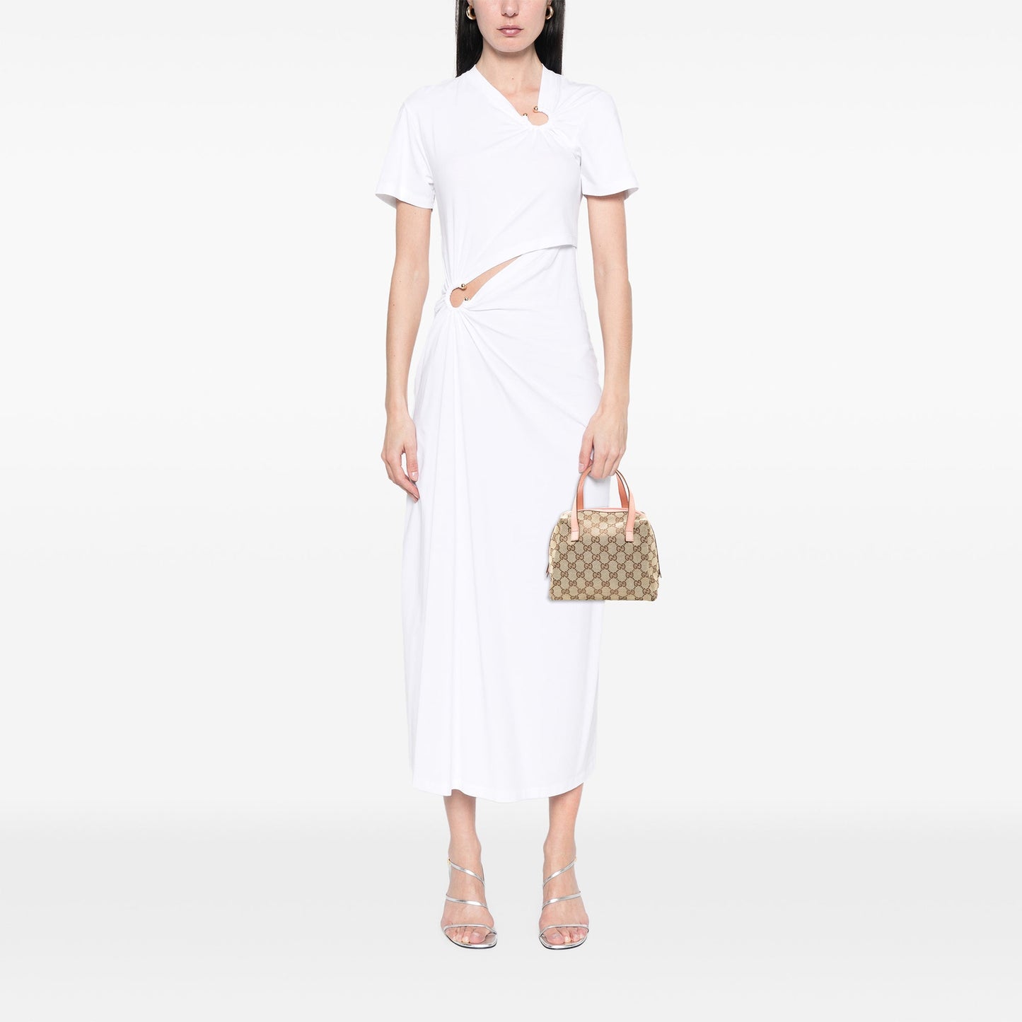 Gucci Mini GG Canvas Balthus Tofu Bag