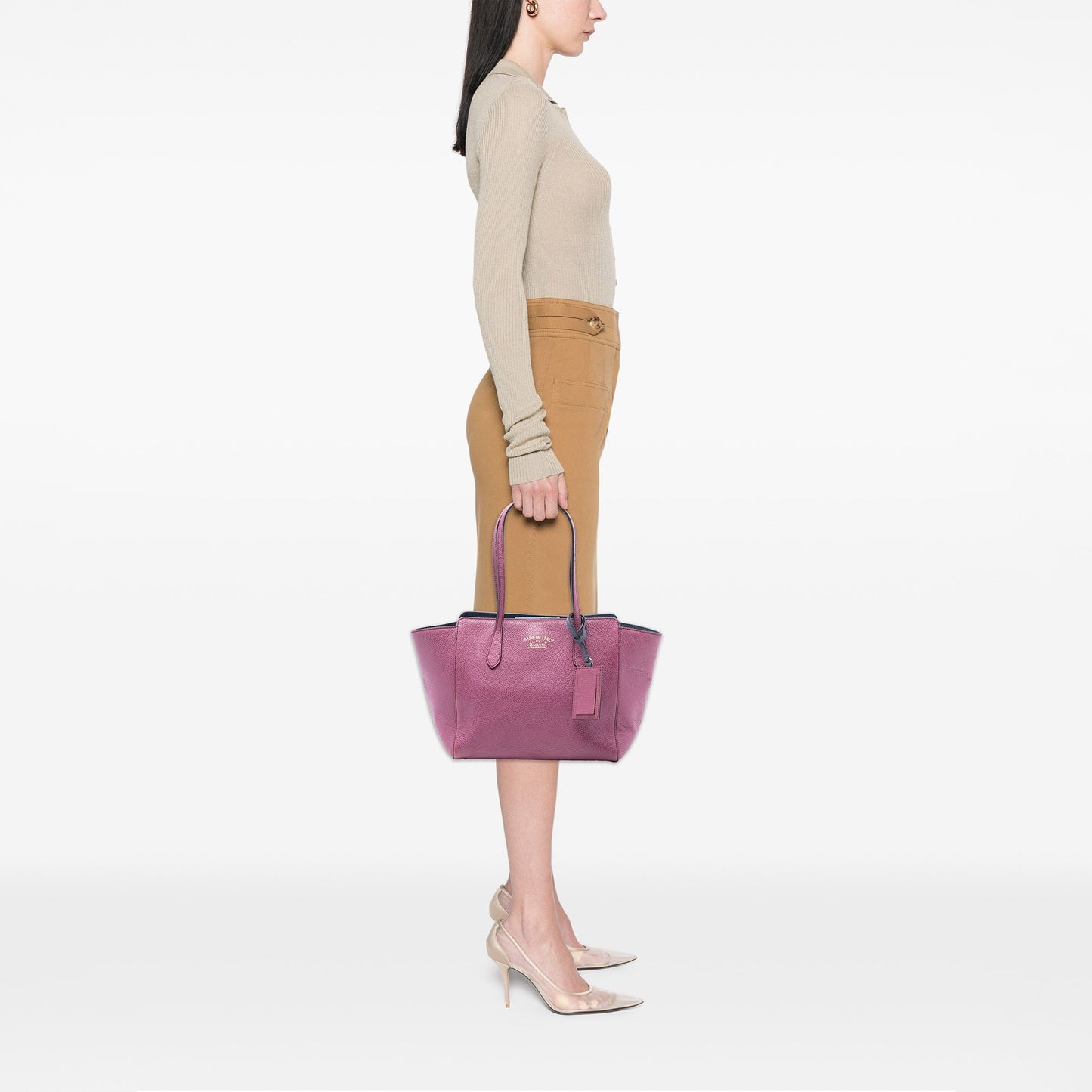Medium Leather Swing Tote