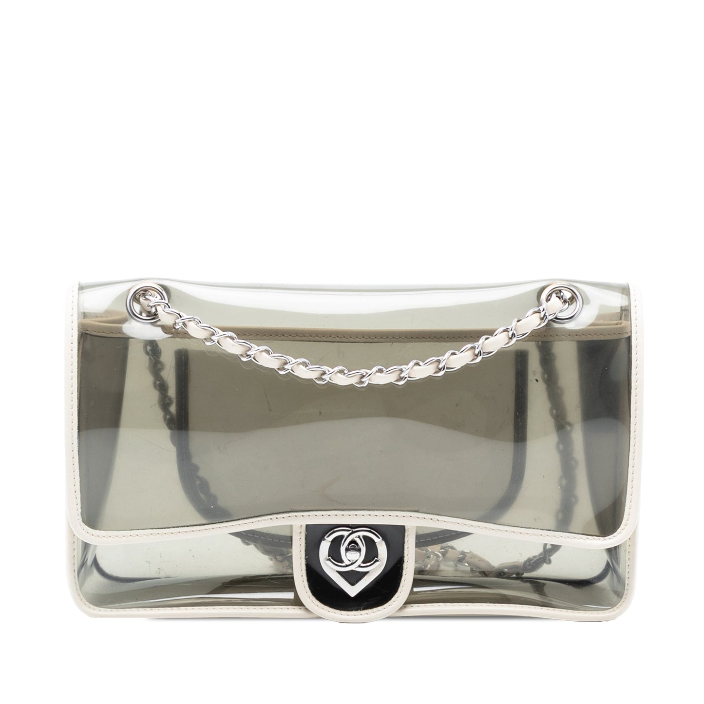 Chanel Large PVC and Lambskin Naked Flap