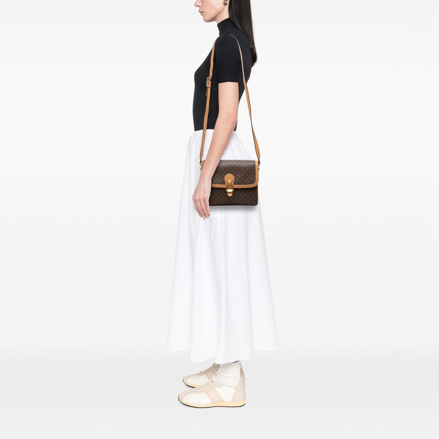 Celine Macadam Coated Canvas Crossbody