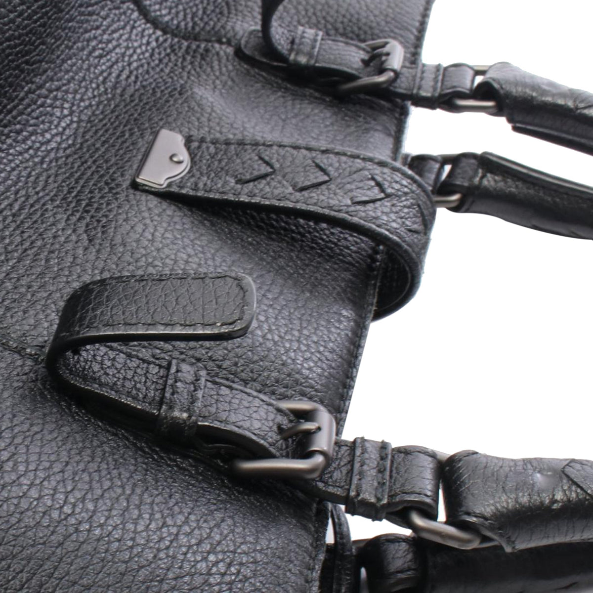 Bottega Veneta Medium Intrecciato Trimmed Roma Tote