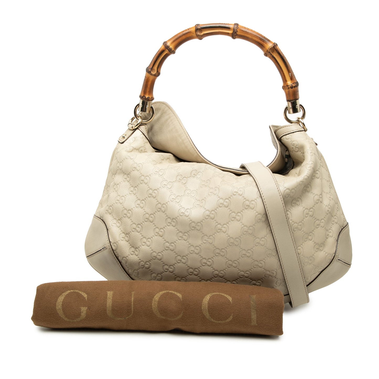 Gucci Guccissima Bamboo Peggy Satchel