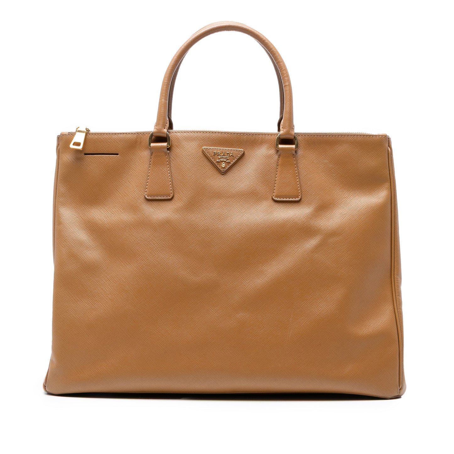 Prada Extra Large Saffiano Lux Galleria Double Zip Tote