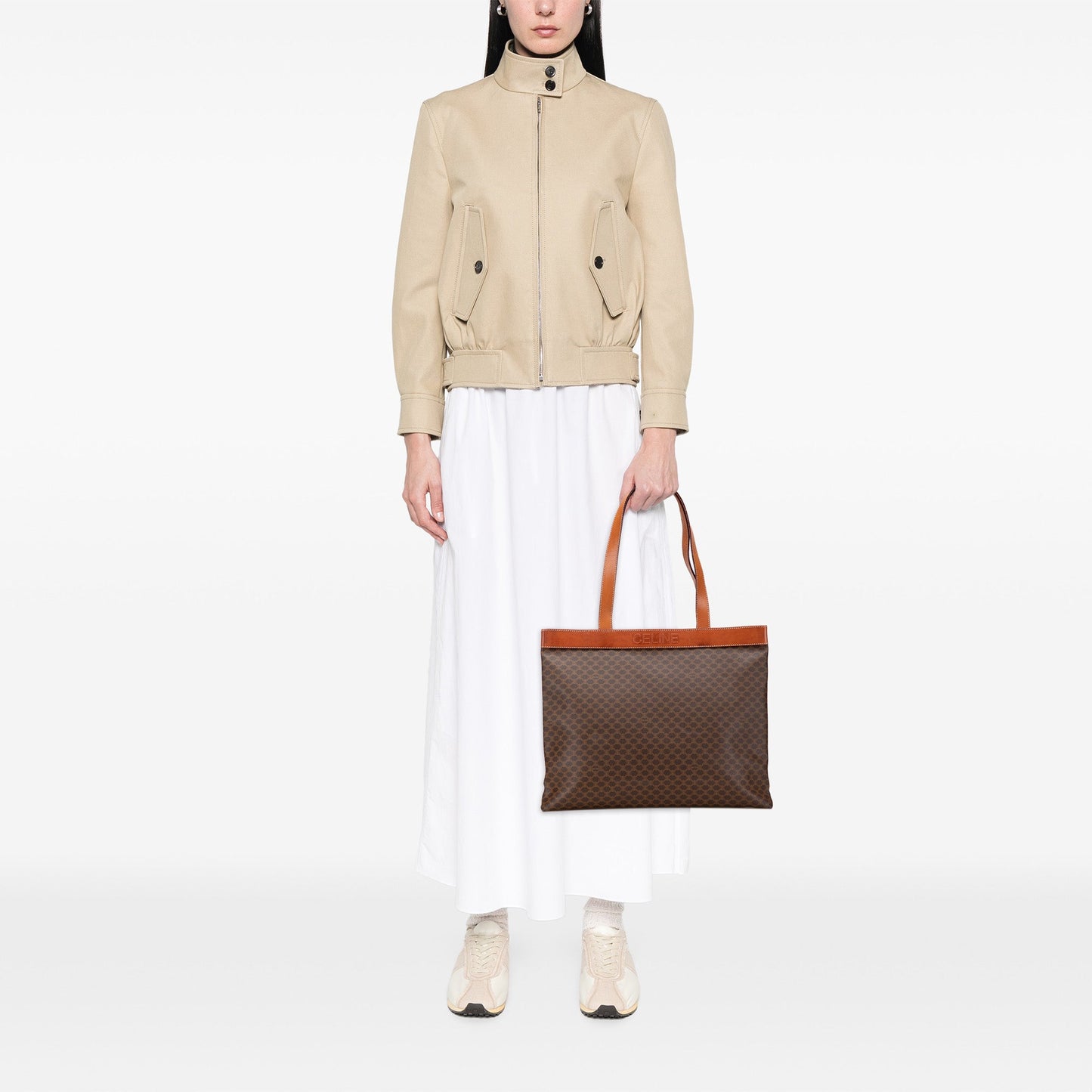 Celine Macadam Coated Canvas Tote
