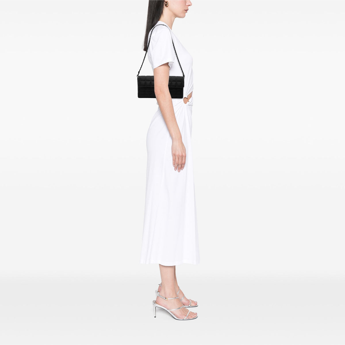 Chanel New Travel Line Nylon East West Flap — Black