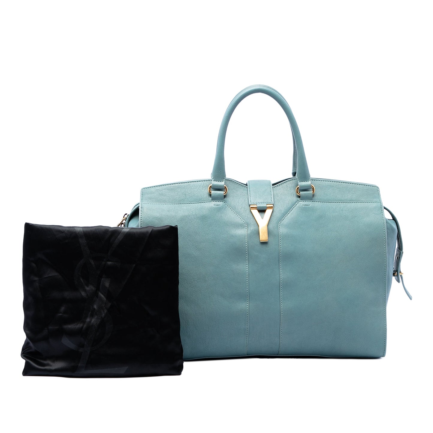 Saint Laurent Large Leather Cabas Chyc Satchel