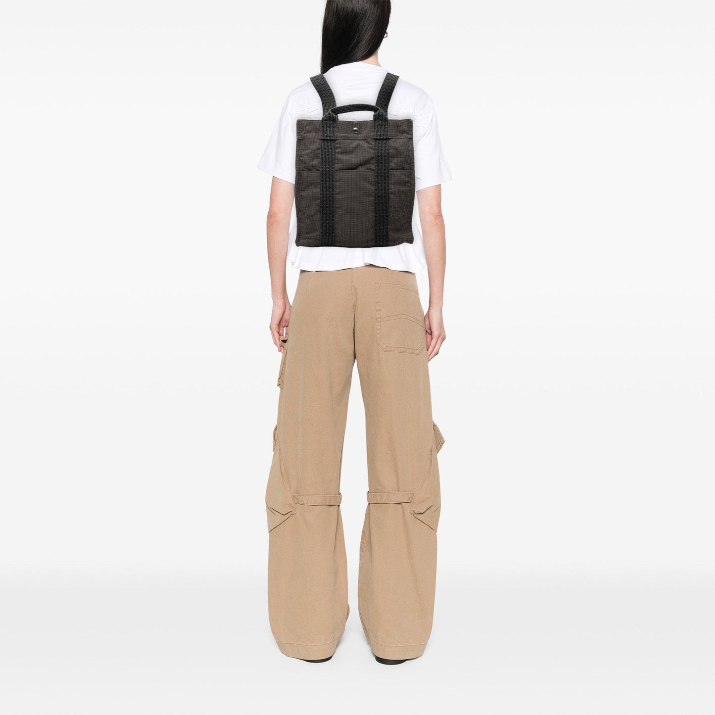 Hermès Canvas Herline Backpack MM