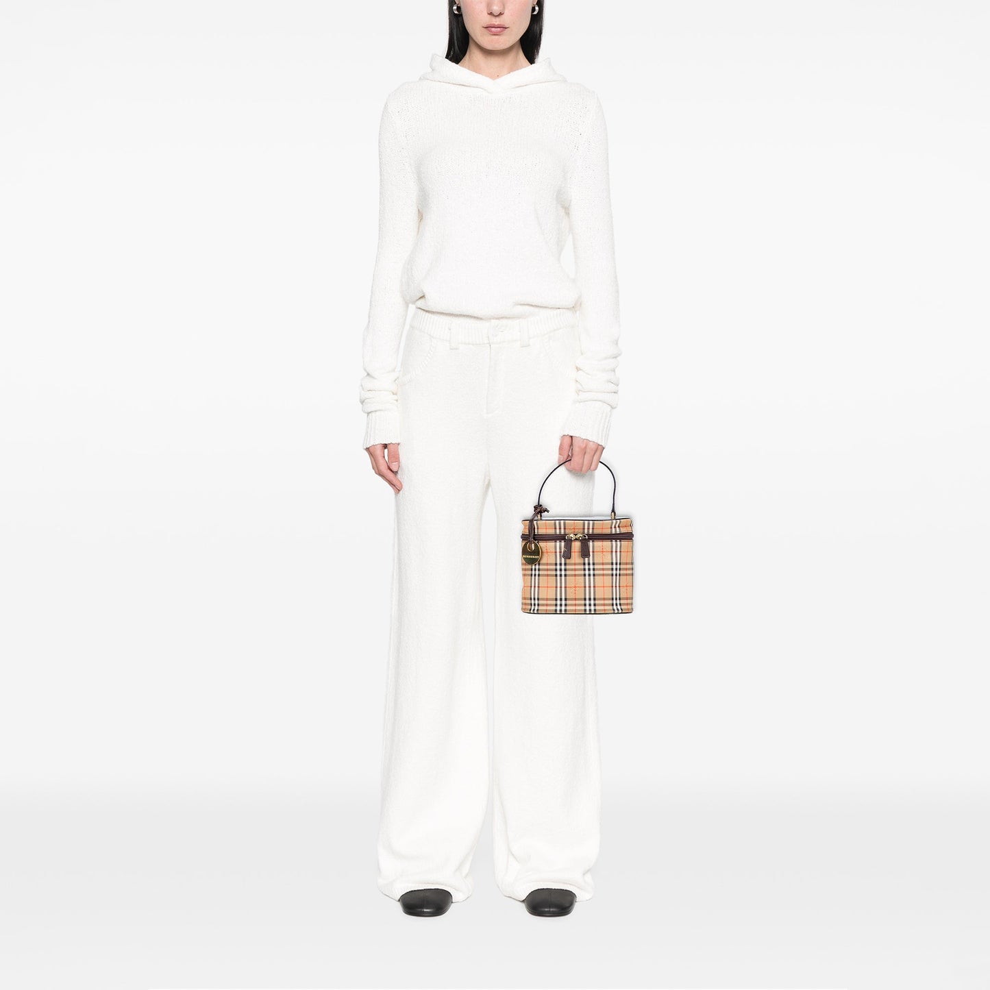 Burberry Haymarket Check Canvas Vanity Bag