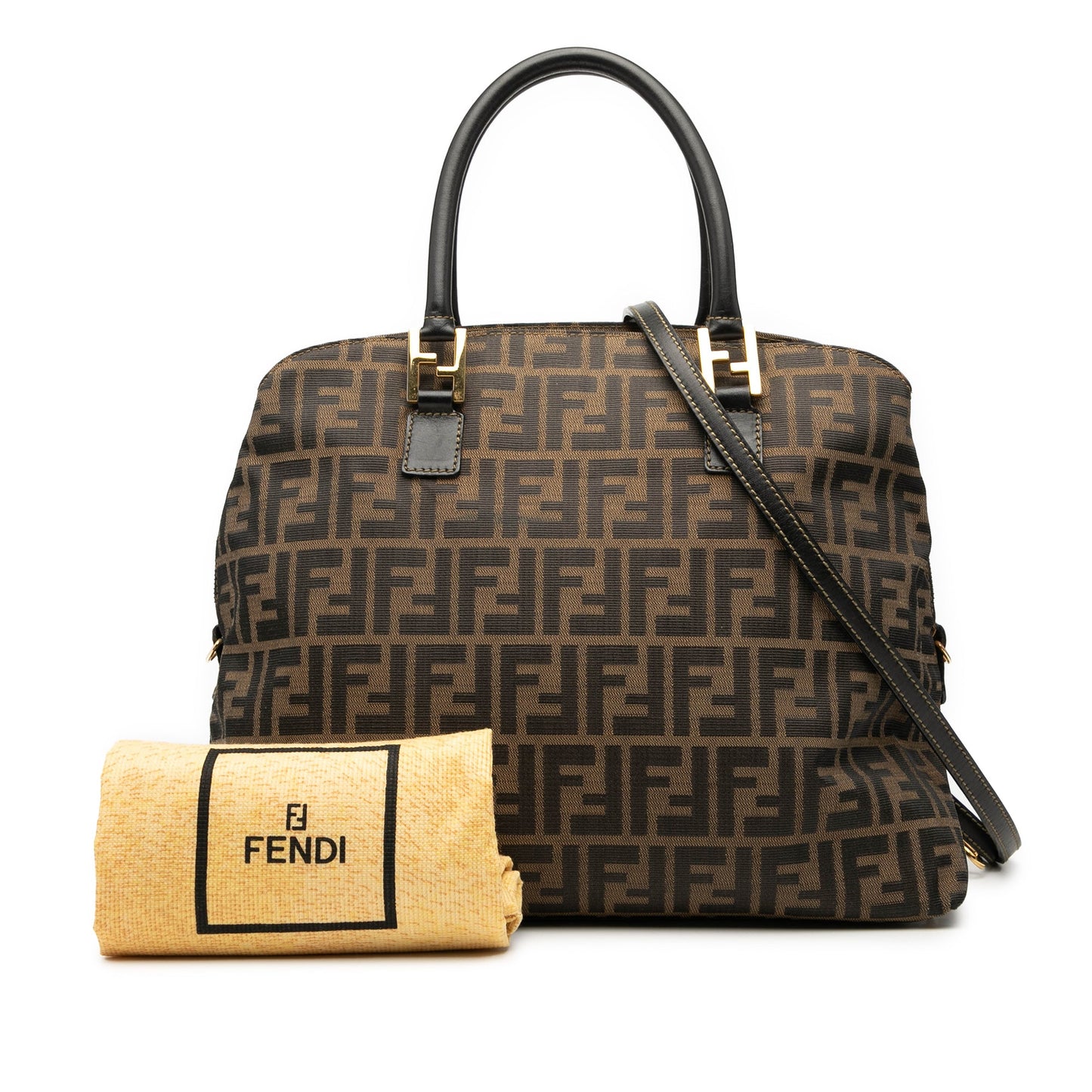 Fendi Zucca Canvas Satchel