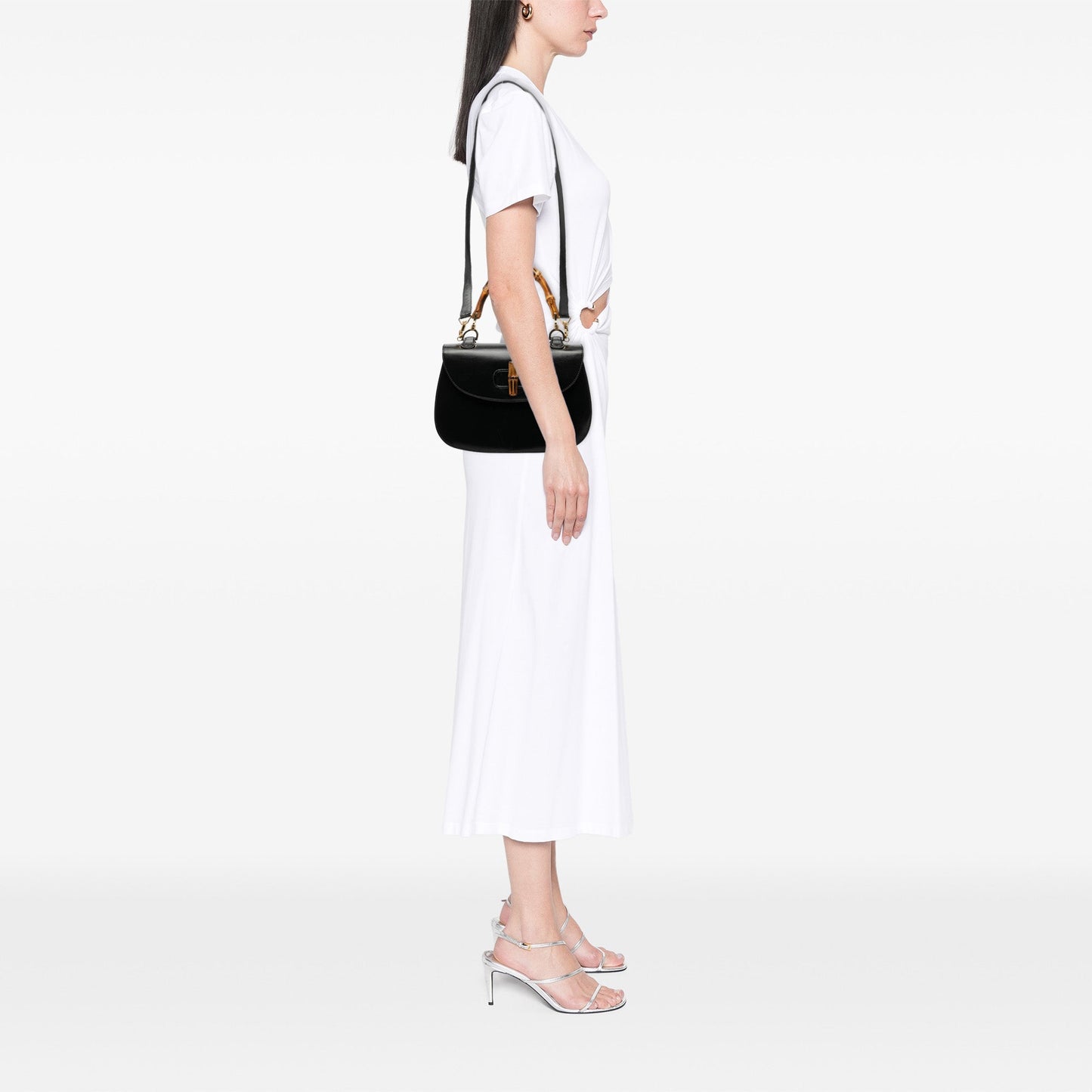 Gucci Grained Calfskin Bamboo Night