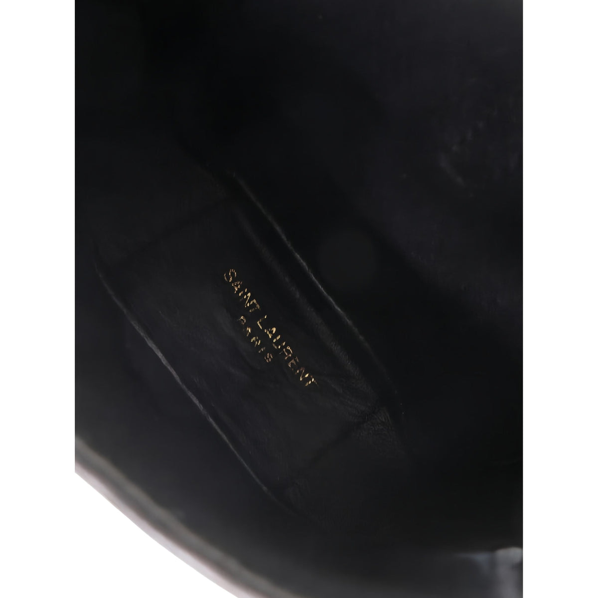 Saint Laurent Micro Grained Calfskin Supple Le 5 a 7 Handbag — Black