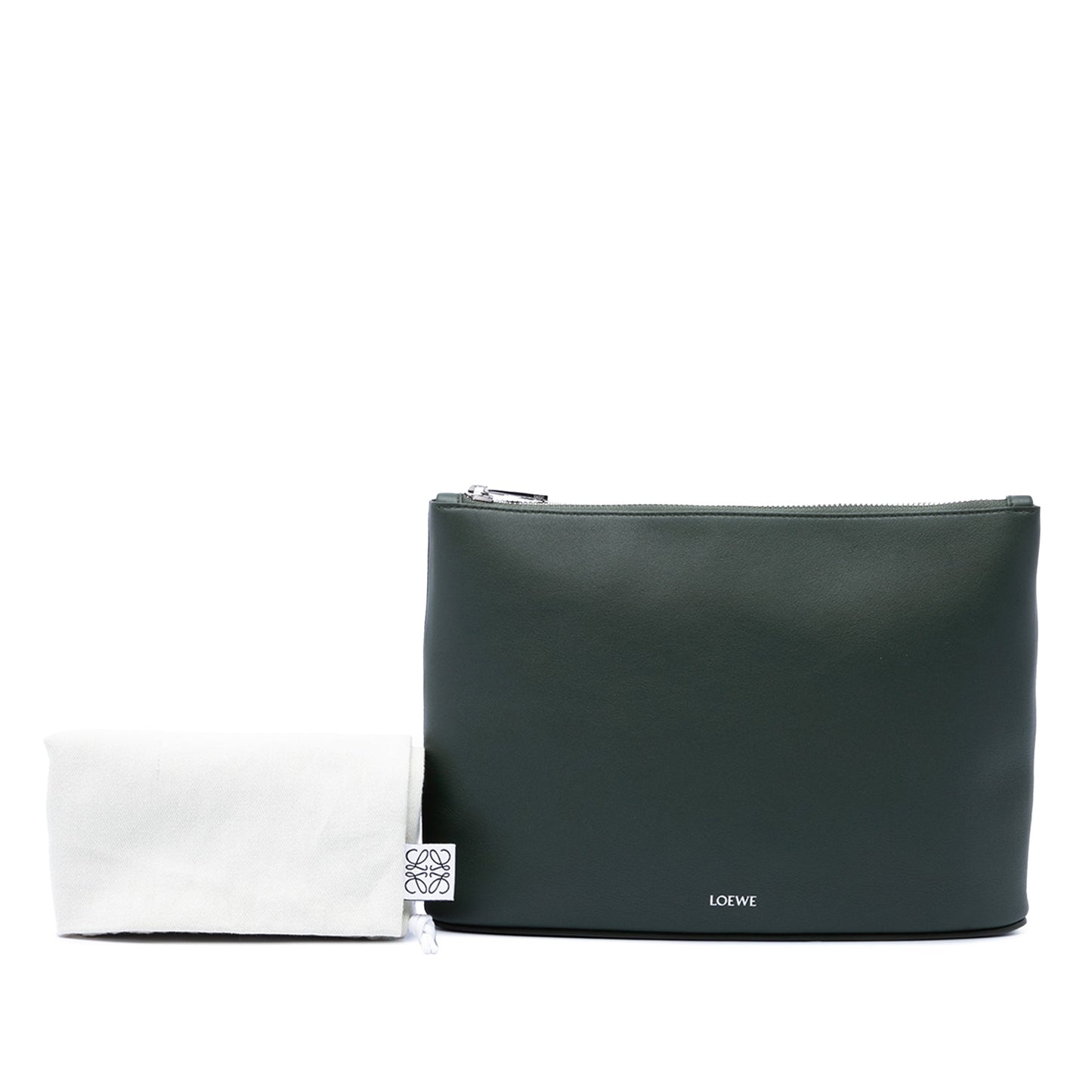 LOEWE Leather Logo Clutch