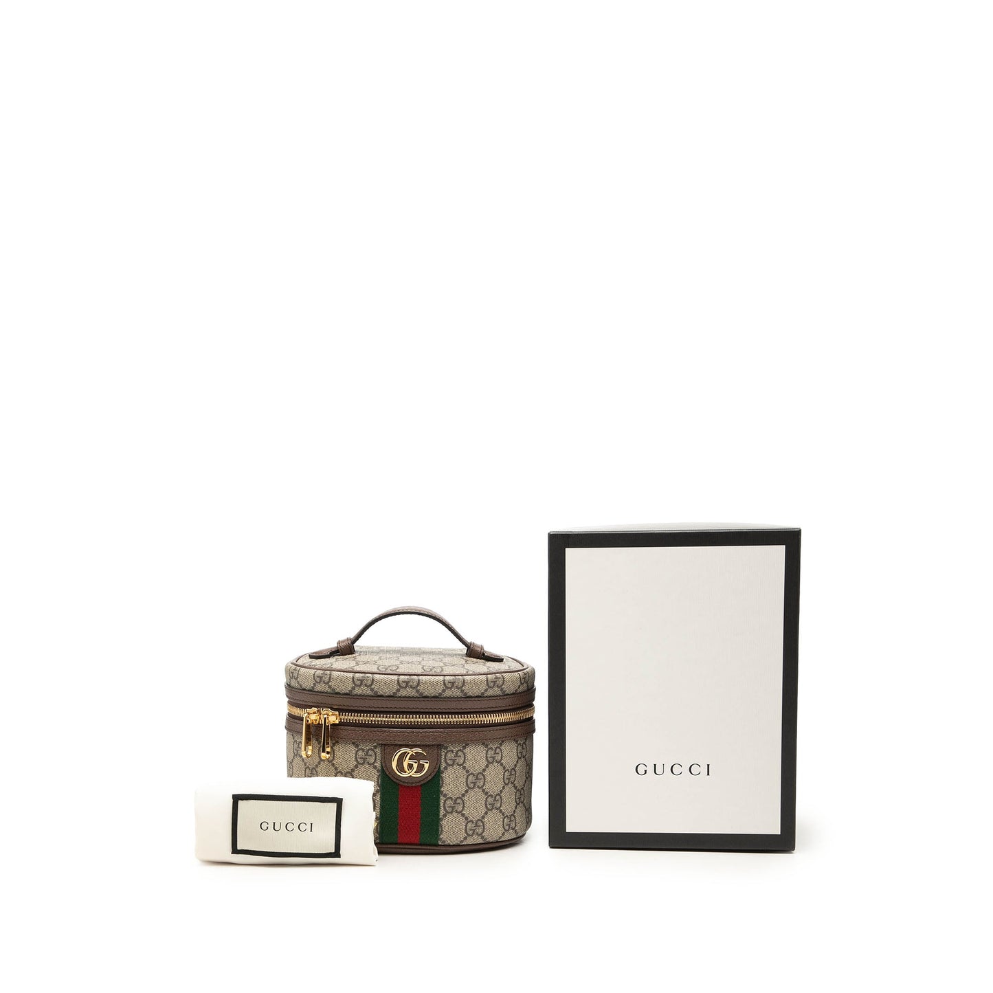 Gucci GG Supreme Web Ophidia Vanity Bag