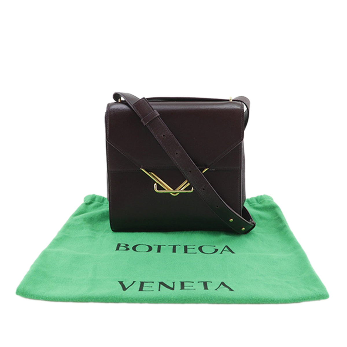 Bottega Veneta Leather The Clip Crossbody