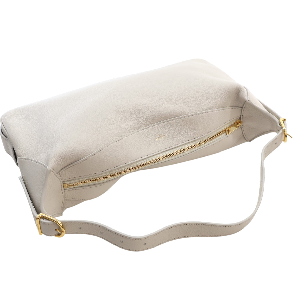 Celine Medium Supple Grained Calfskin Romy Shoulder Bag