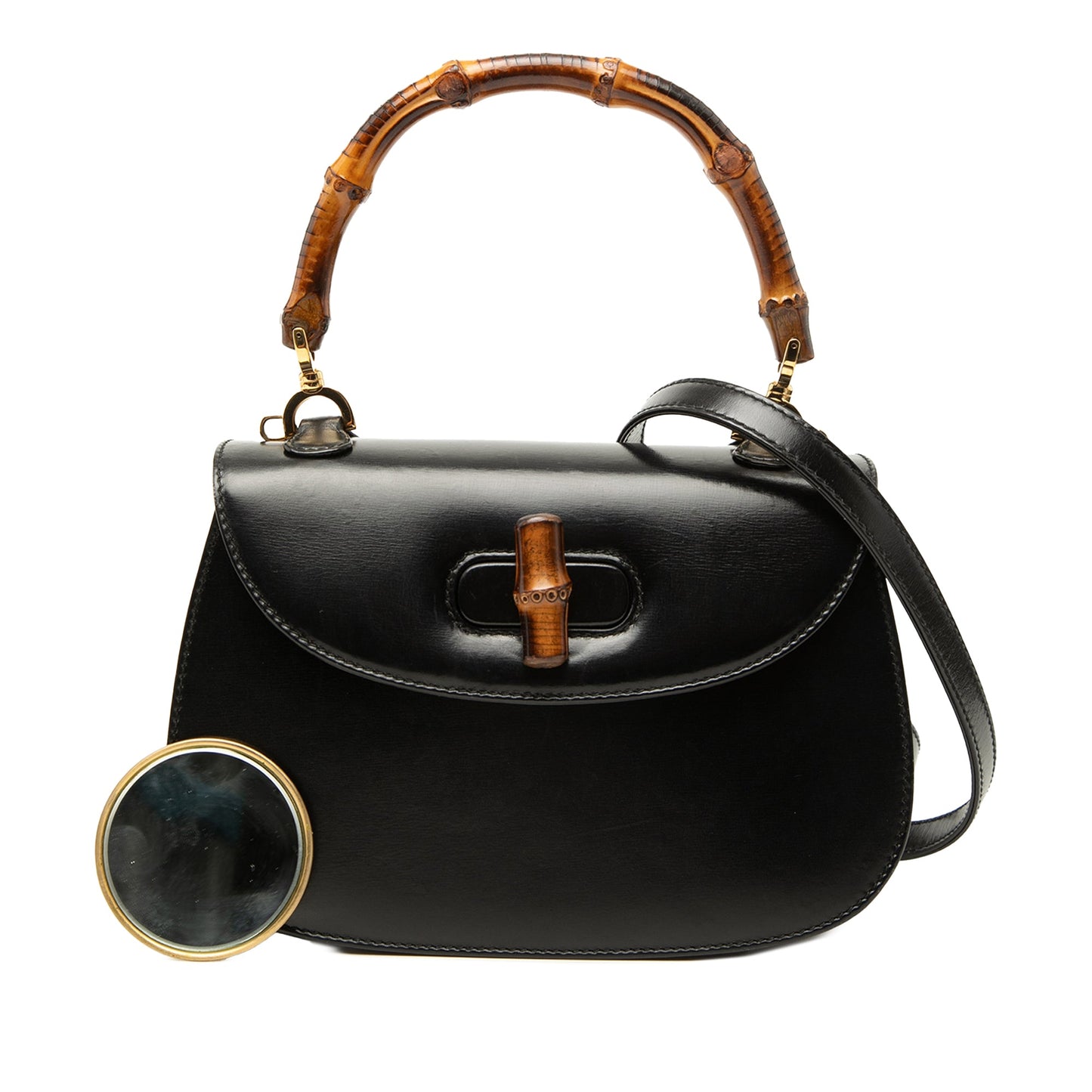 Gucci Small Calfskin Bamboo Night