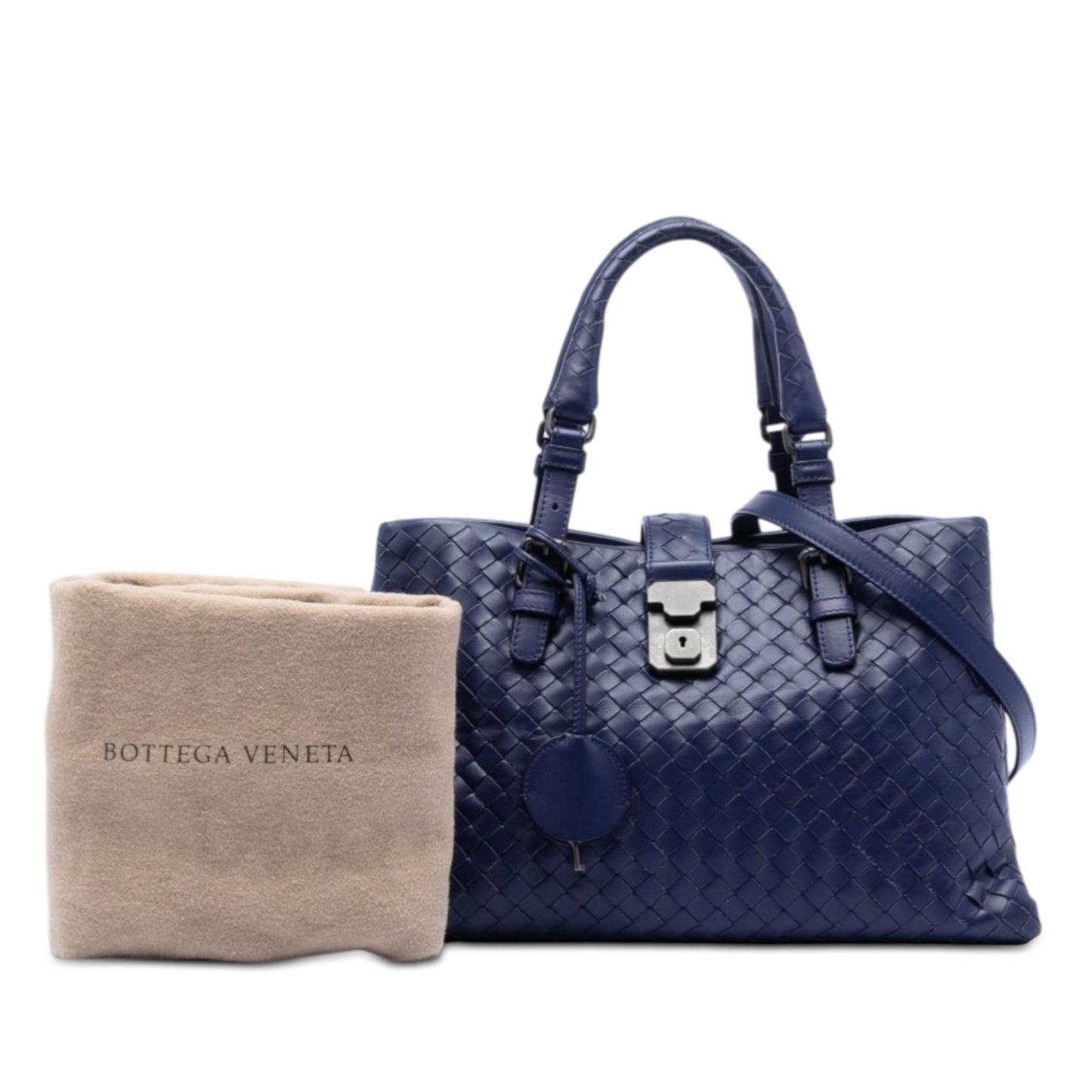 Small Nappa Intrecciato Roma Satchel
