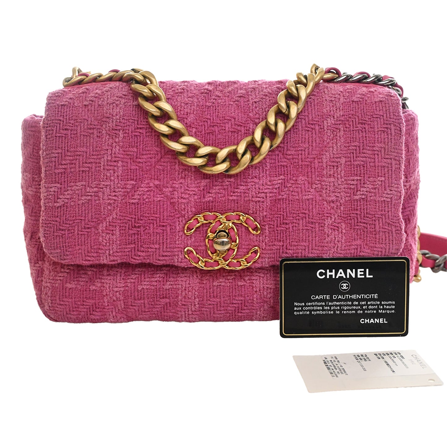 Chanel Medium Tweed 19 Flap