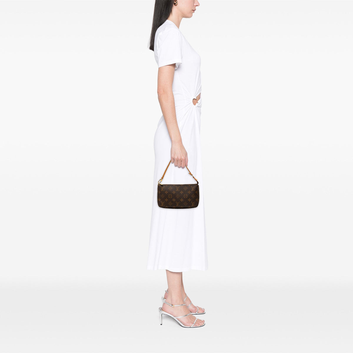 Louis Vuitton Monogram Pochette Accessoires — Brown