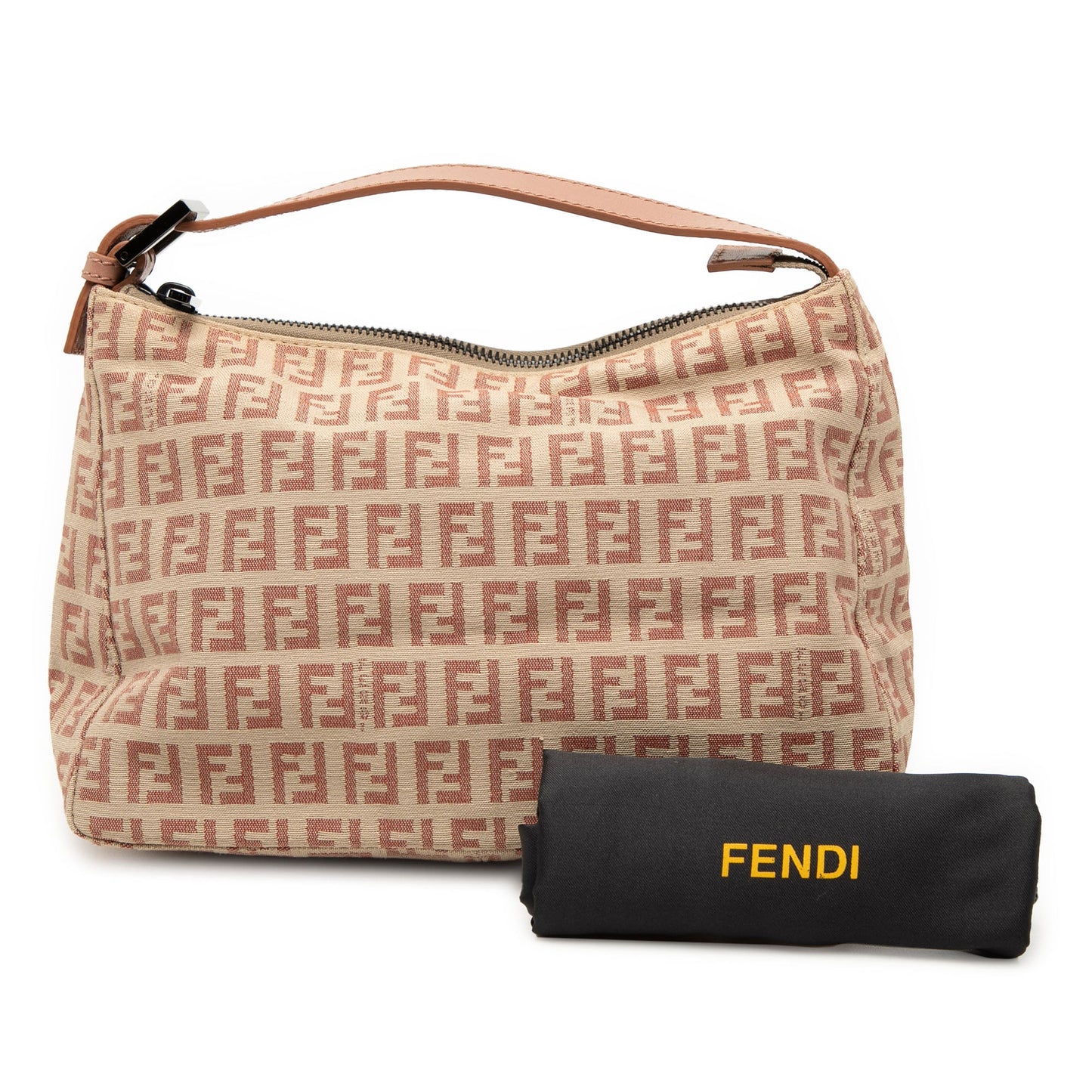 Fendi Zucchino Canvas Handbag