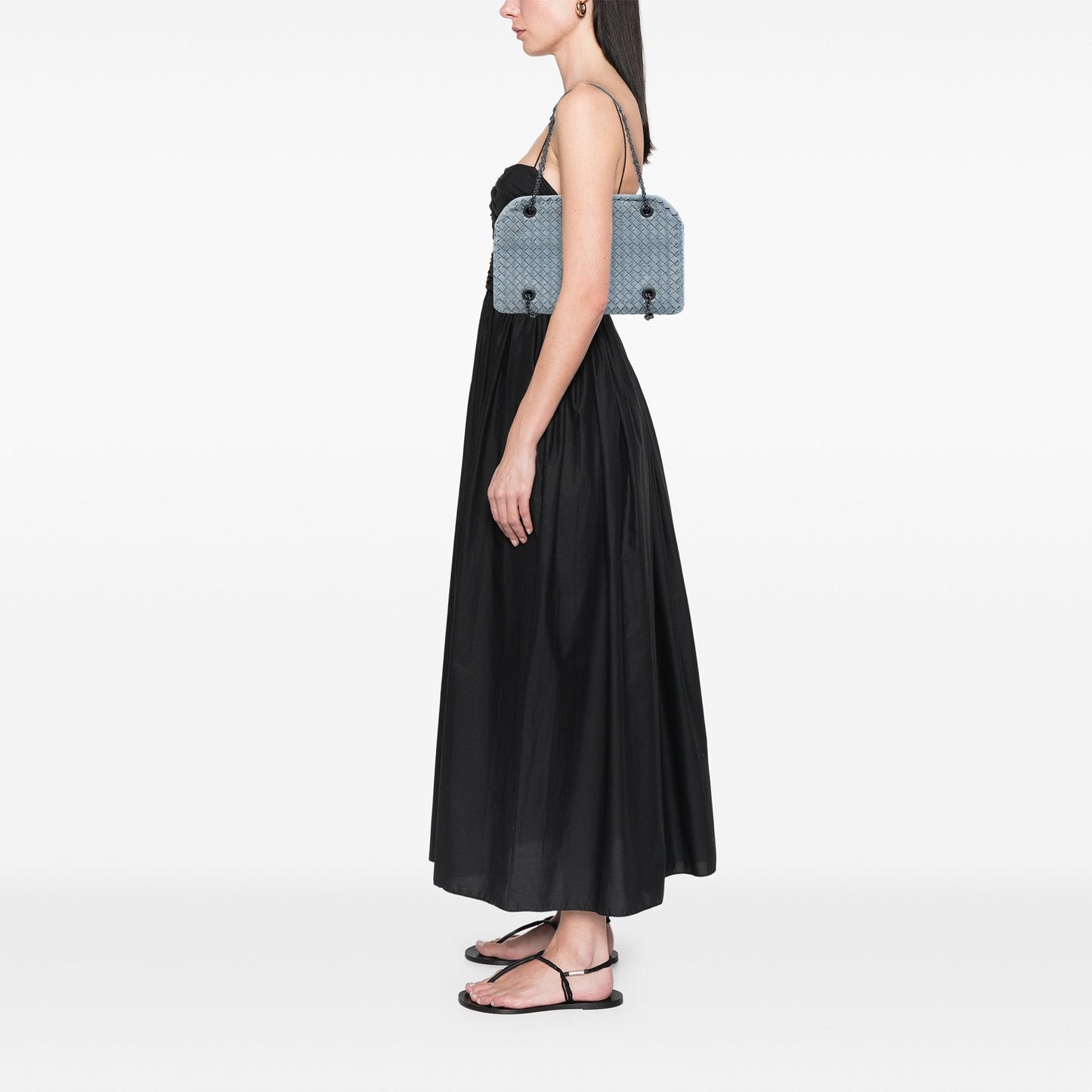 Bottega Veneta Grosgrain Intrecciato Duo Shoulder Bag