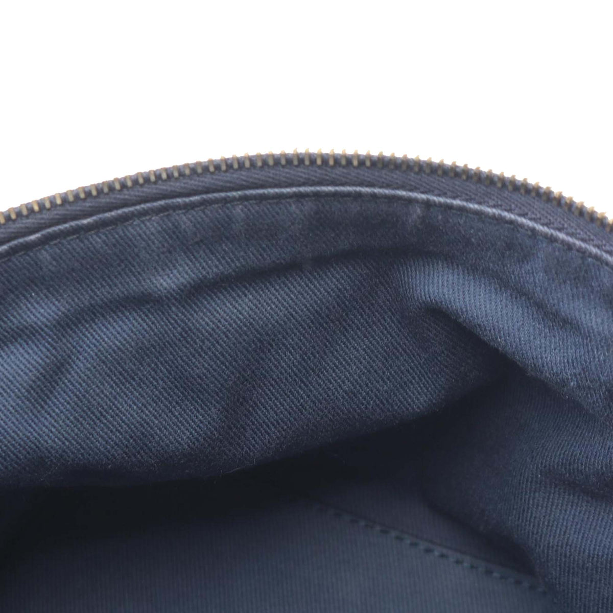 Chanel CC Quilted Denim Trip Vanity Case with Chain