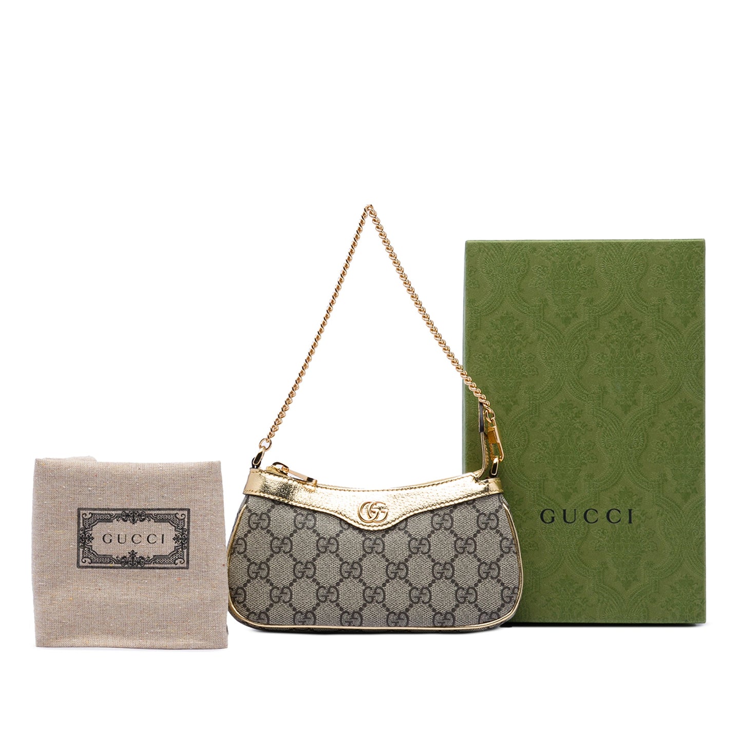 Gucci Small GG Supreme Ophidia Shoulder Bag