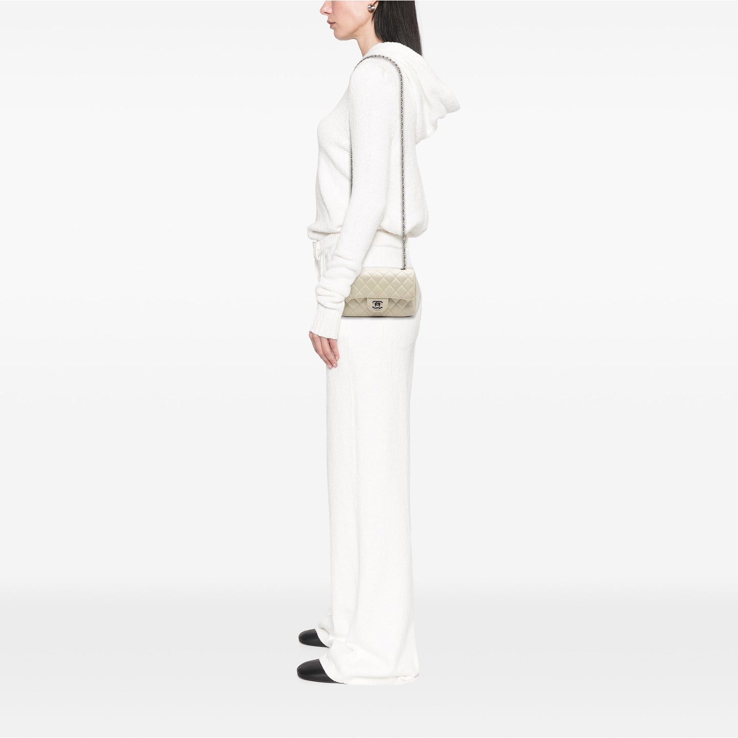 Chanel Mini Rectangular Classic Caviar Single Flap