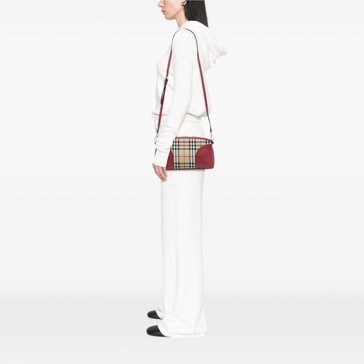 Burberry Haymarket Check Coated Canvas Chichester Crossbody