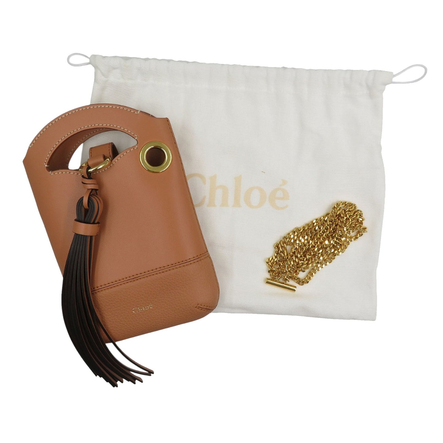 Chloé Leather Walden Phone Pouch