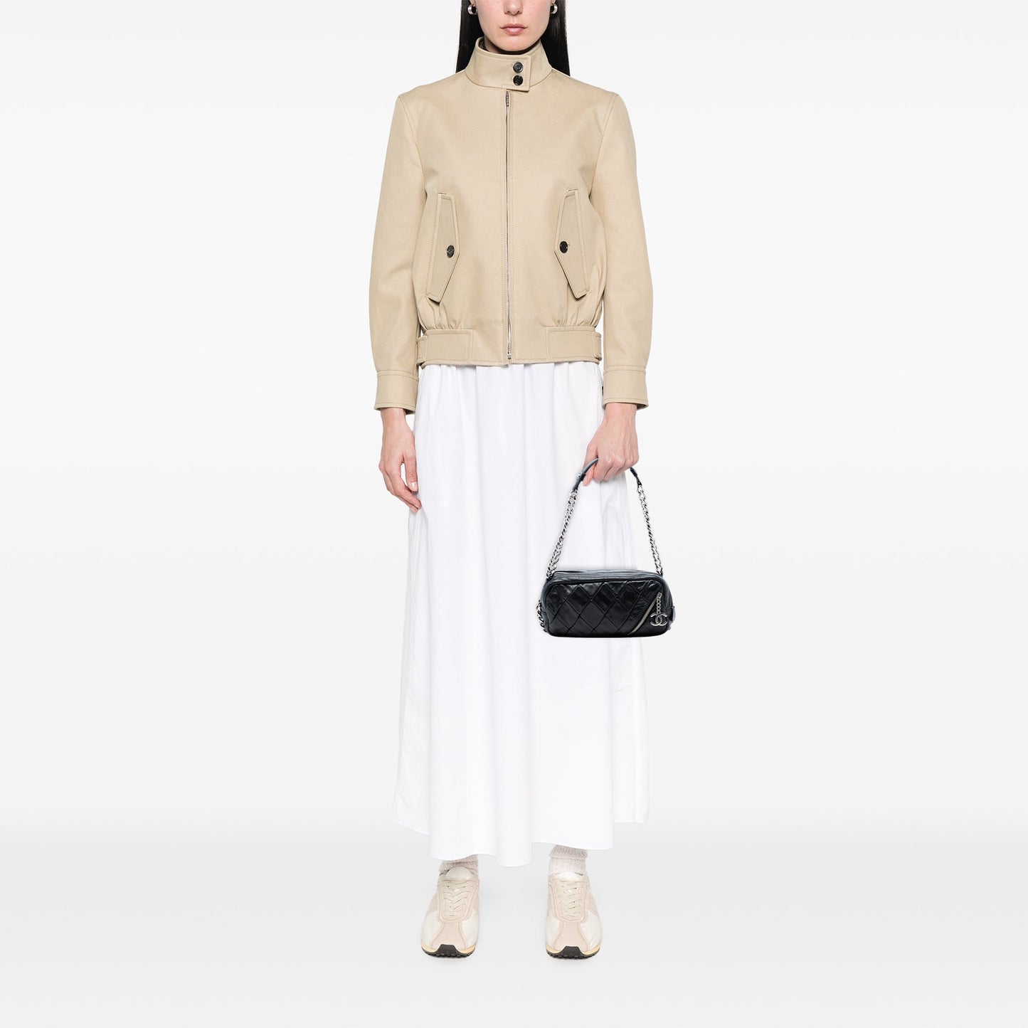 Quilted Lambskin Chain Shoulder Bag