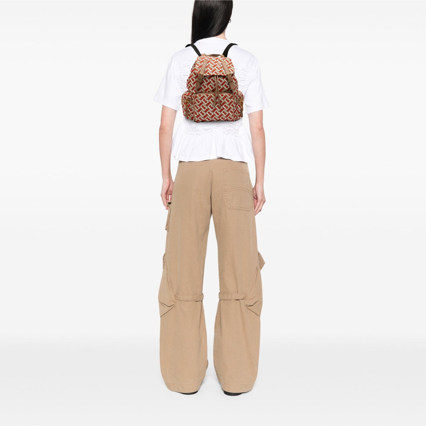 Burberry Medium TB Monogram Nylon Backpack