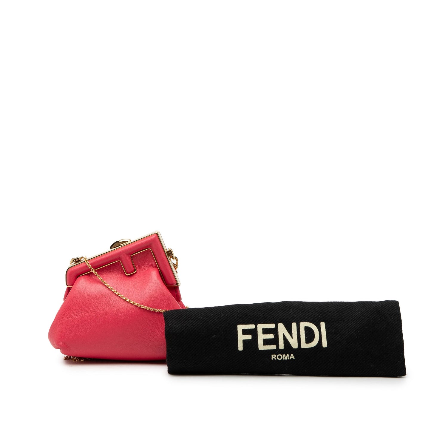Nano Shiny Nappa First Bag Charm Crossbody