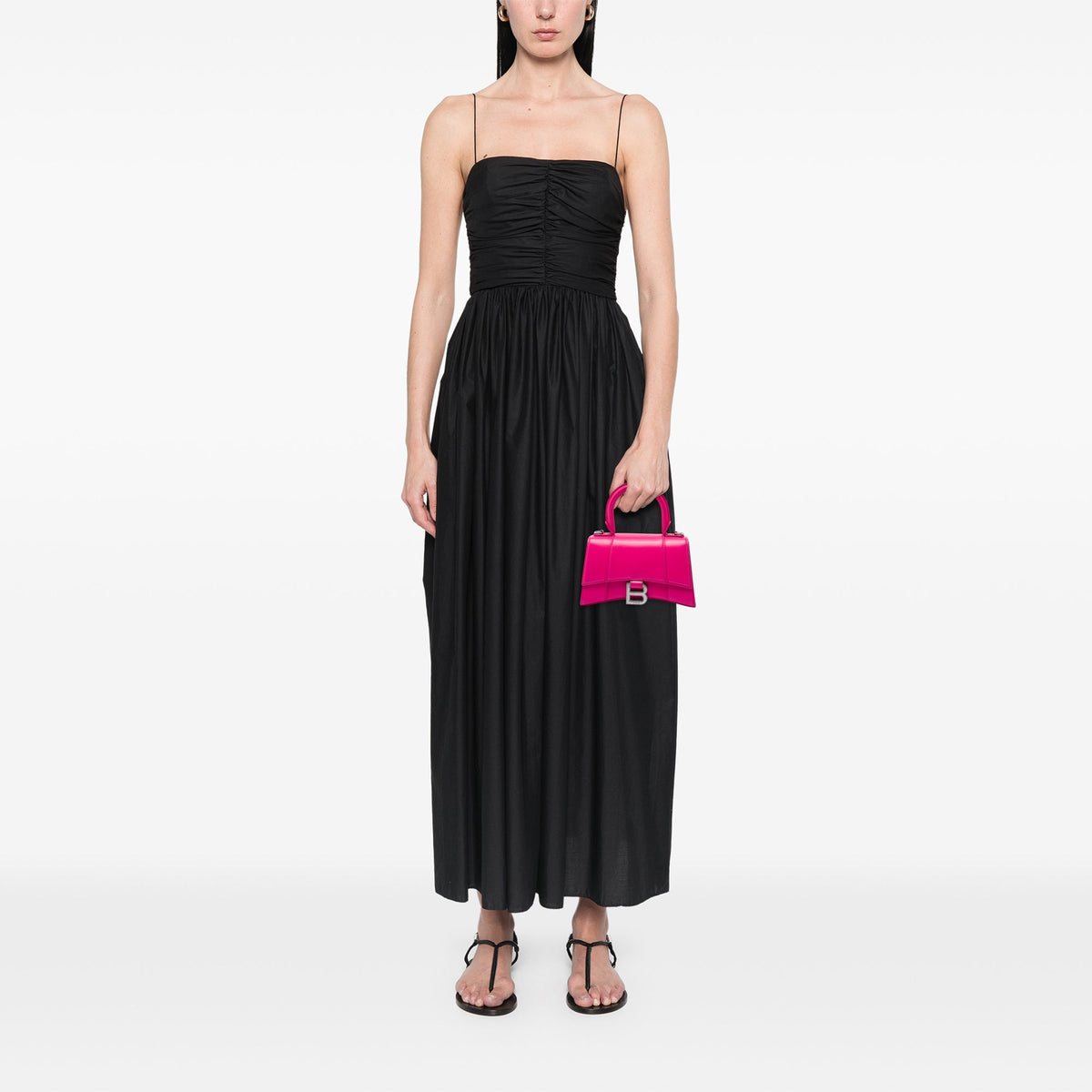 Balenciaga Calfskin Hourglass Top Handle Bag XS