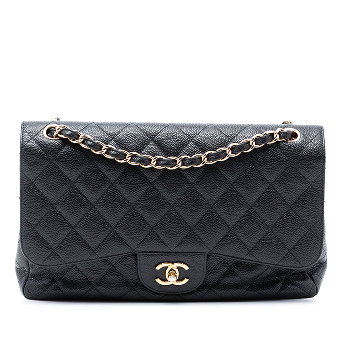 Chanel Jumbo Classic Caviar Double Flap