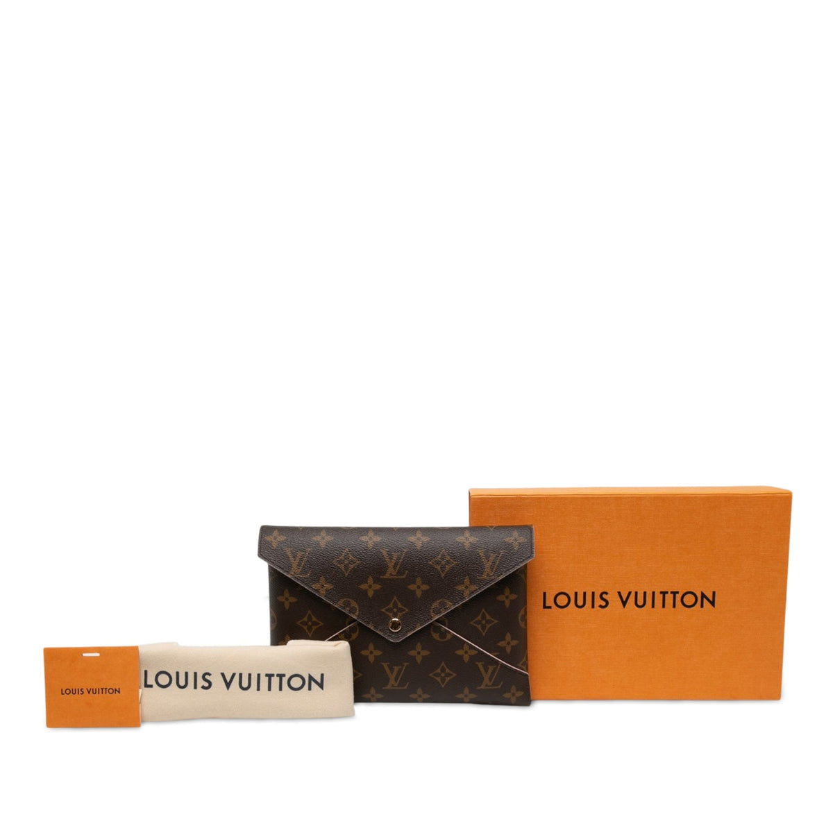 Louis Vuitton Monogram Pochette Kirigami GM — Brown