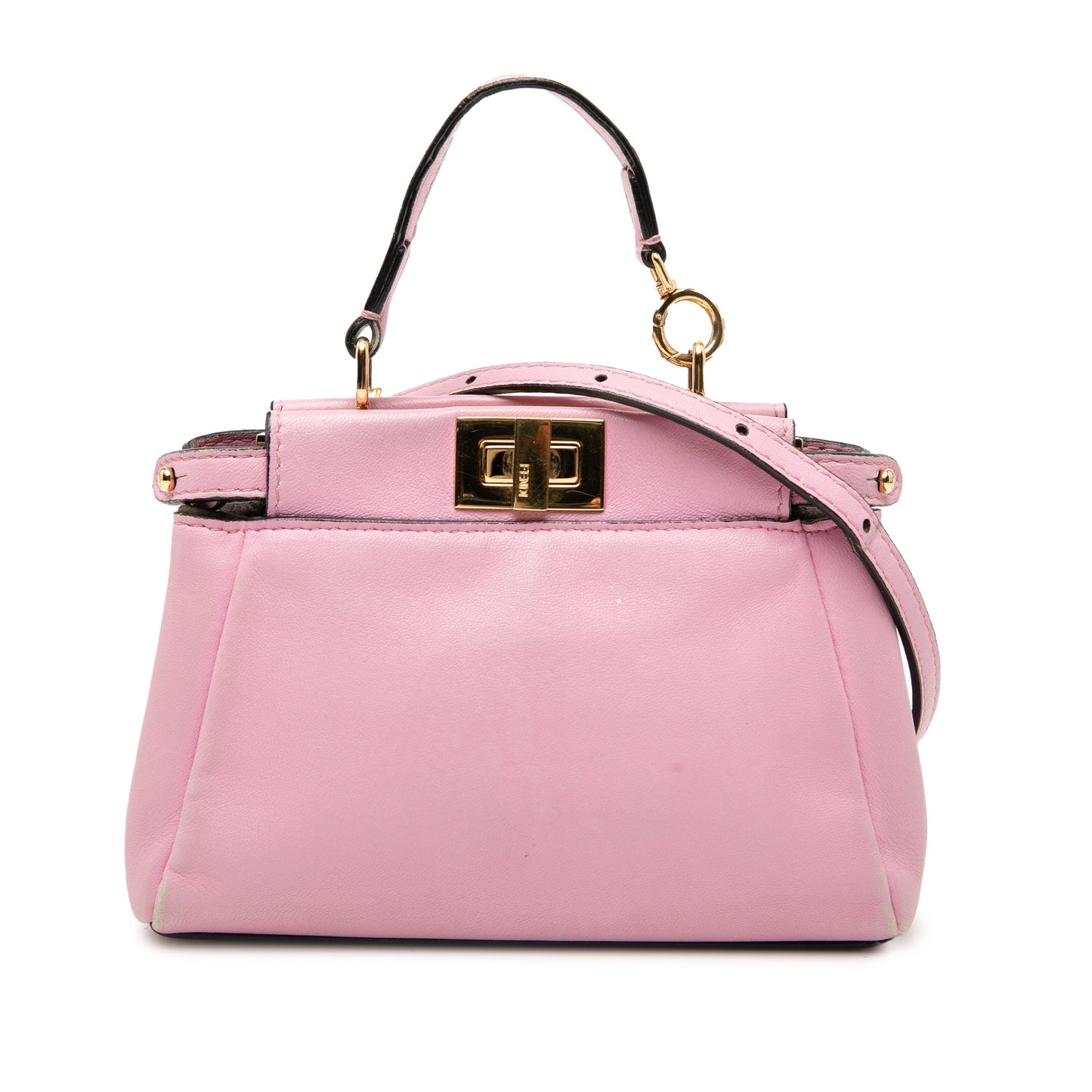Fendi Micro Leather Peekaboo Satchel