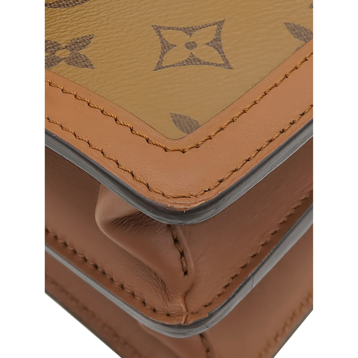Louis Vuitton Monogram Reverse Dauphine MM — Brown