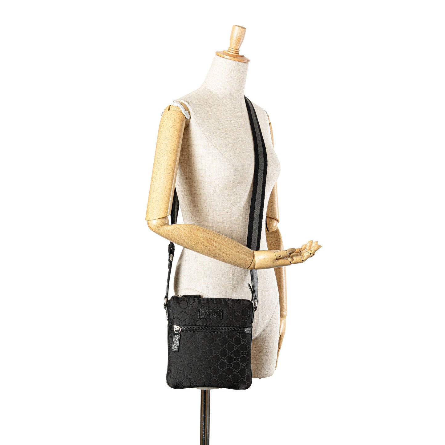 Gucci GG Nylon Web Crossbody