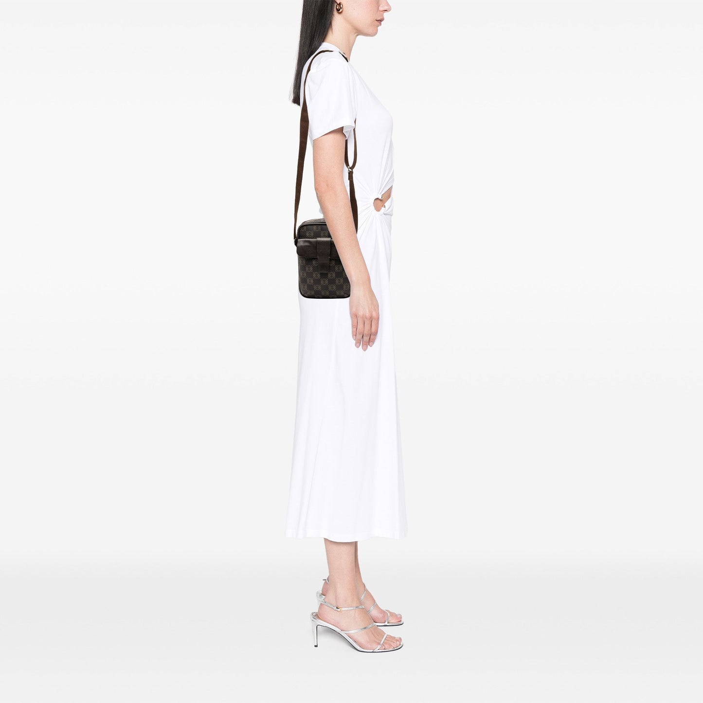 LOEWE Anagram Coated Canvas Crossbody