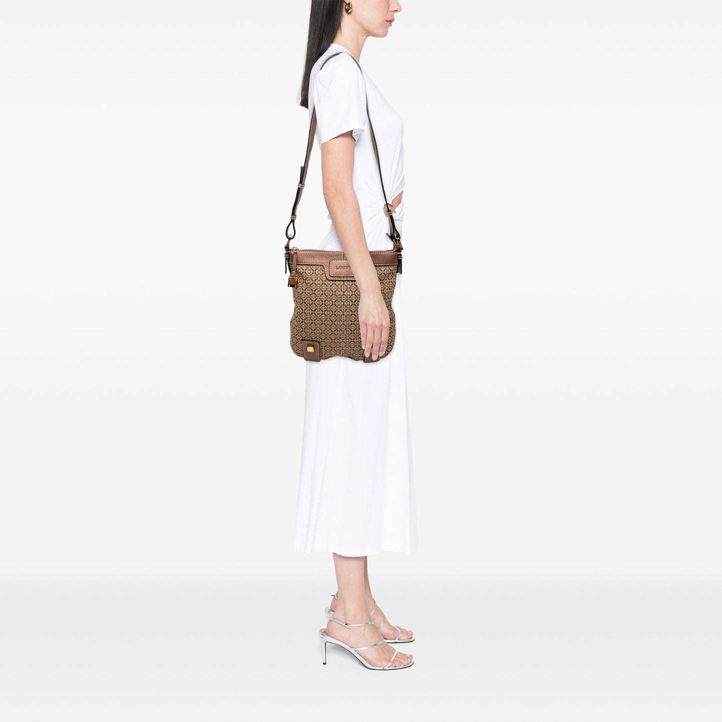 LOEWE Anagram Canvas New Road Crossbody