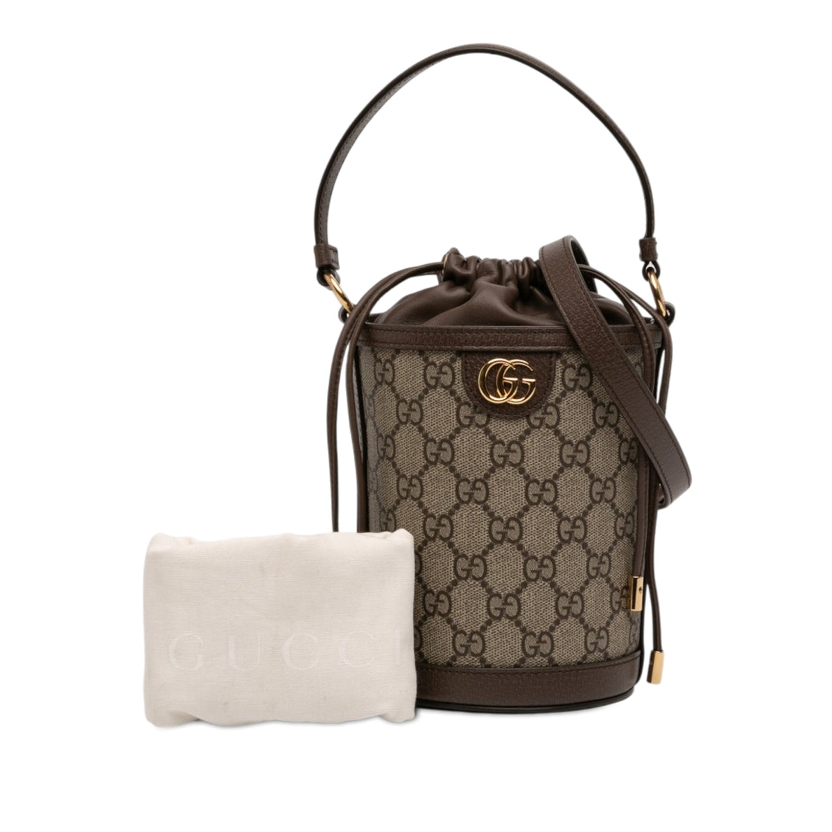 Gucci Mini GG Supreme Ophidia Bucket Bag