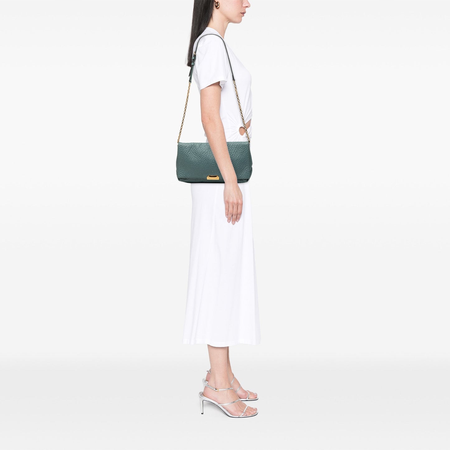 Burberry Medium Grained Calfskin Mildenhall Crossbody