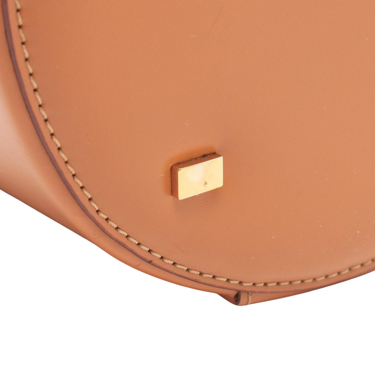 Celine Leather Vanity Bag — Brown