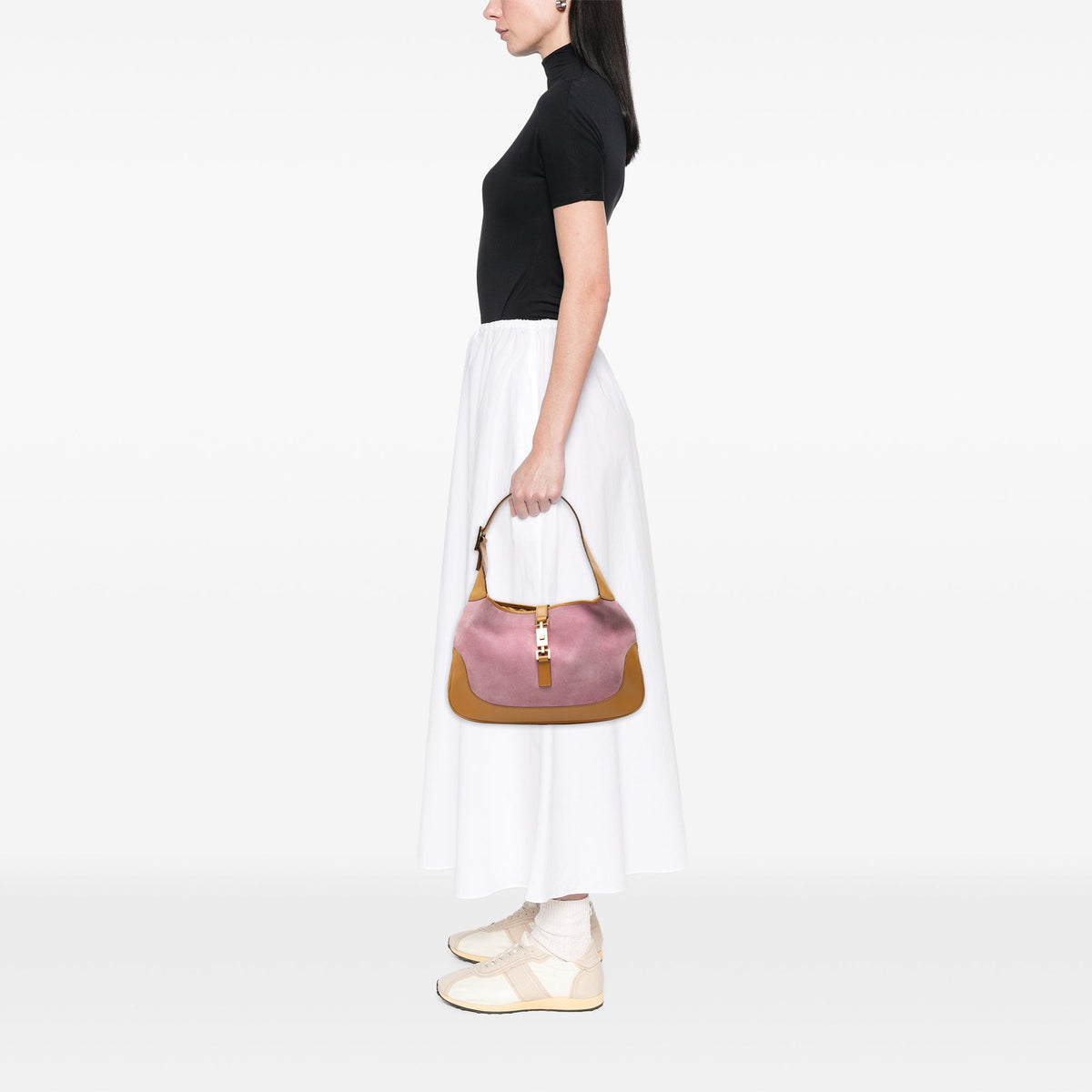 Gucci Suede Jackie Shoulder Bag