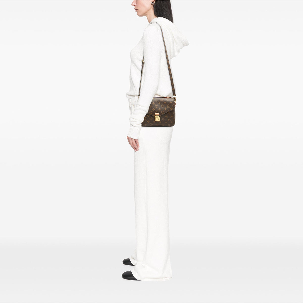 Louis Vuitton Monogram Pochette Metis — Brown