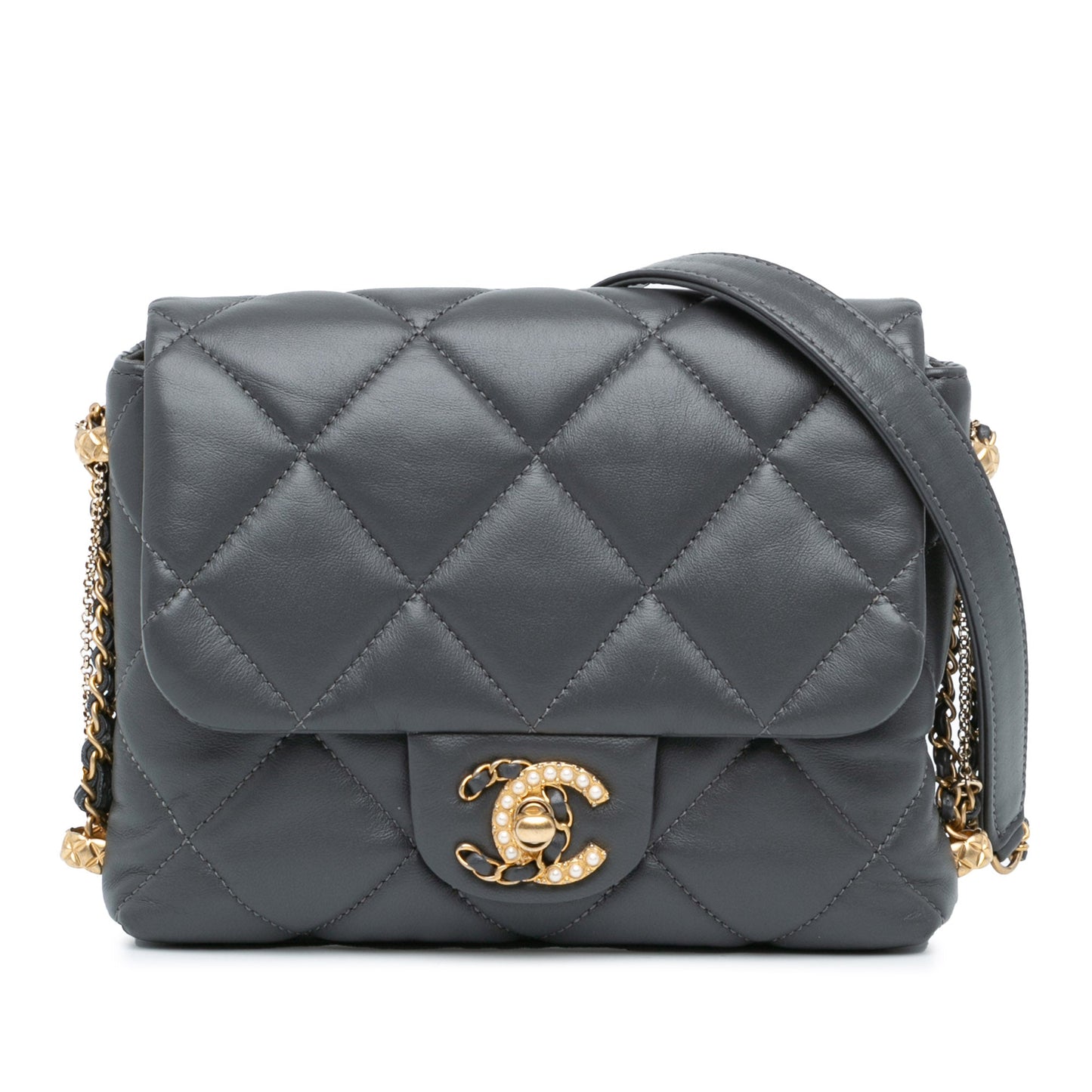Chanel Mini Quilted Lambskin Crush on Chains Flap